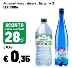 Levissima - Acqua Minerale Naturale O Frizzante