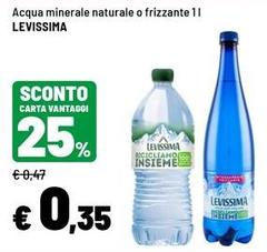 Levissima - Acqua Minerale Naturale O Frizzante