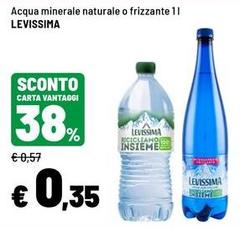 Levissima - Acqua Minerale Naturale O Frizzante